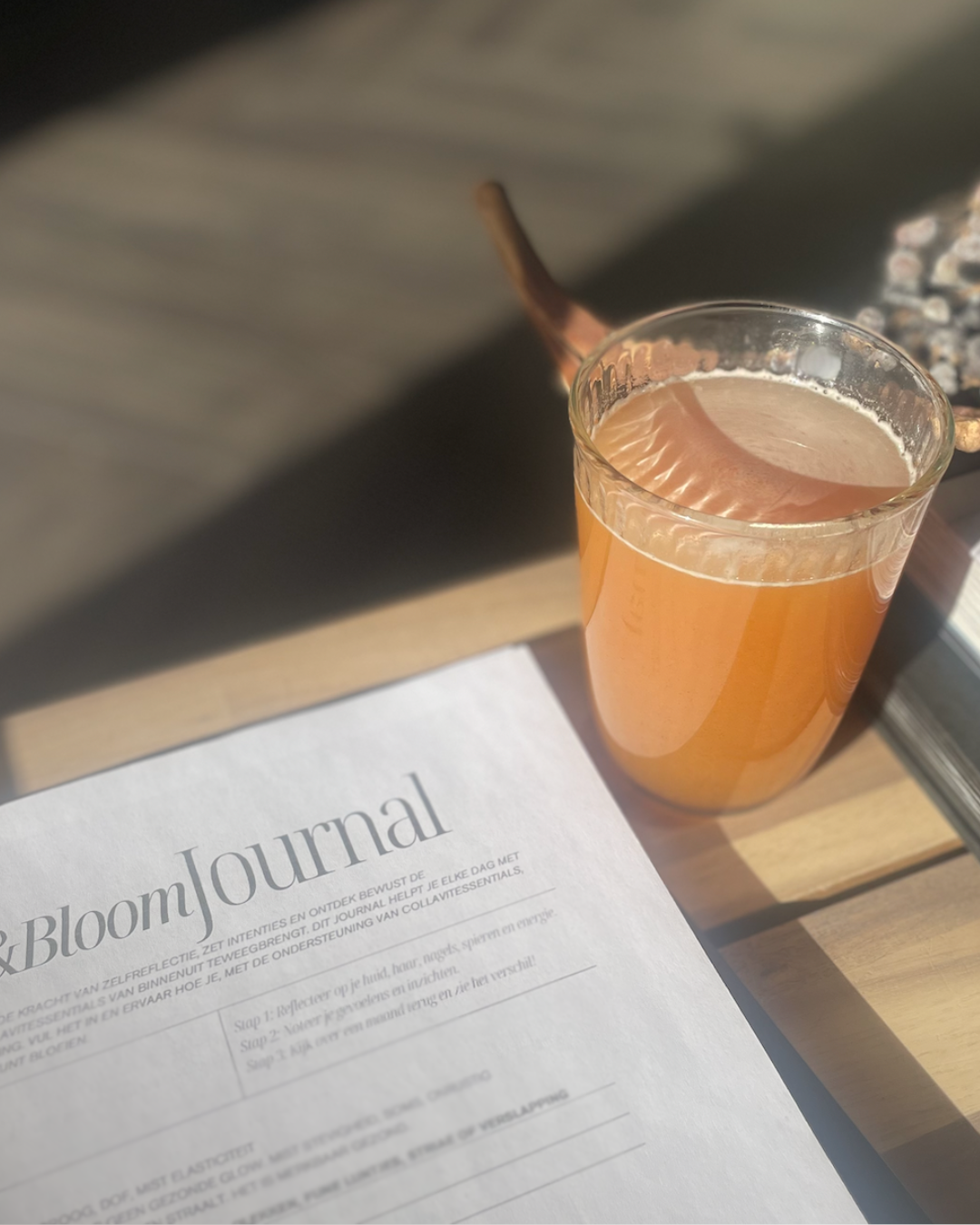 Download de focus en bloom journal voor een bewuste start van je dag. Luister naar je lichaam